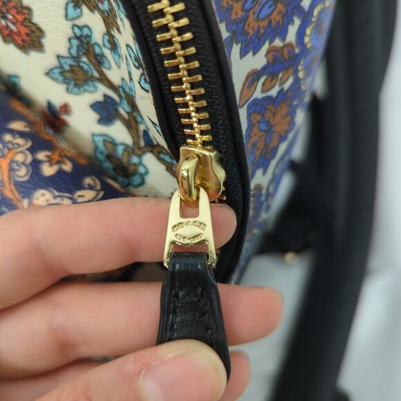 Coach Charlie Mini Backpack in Multi-color Forest Floral mix coated canvas - Picture 9 of 9